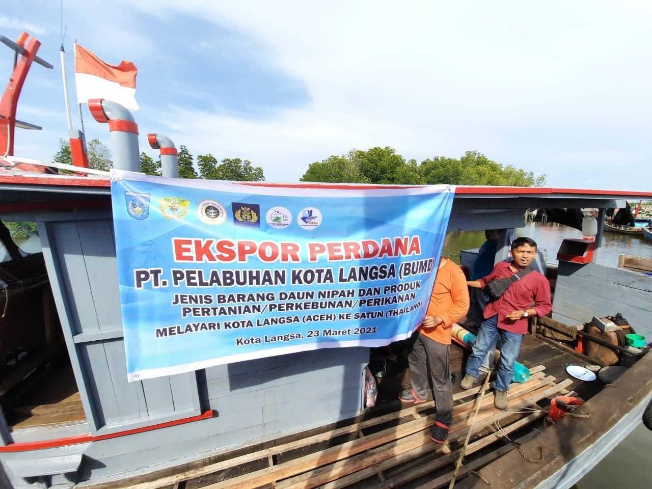 Bea Cukai Langsa Siap Dukung Program PEN dengan Lepas Ekspor Perdana