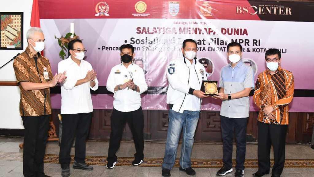 Bamsoet Canangkan Kota Salatiga sebagai Kota Empat Pilar