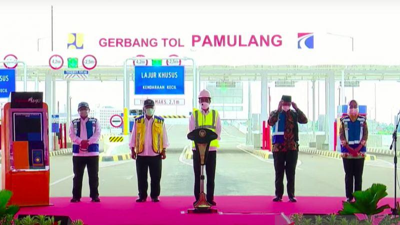Resmikan JORR 2, Presiden Jokowi: Jalan Tol Ini Sangat Dinantikan Masyarakat