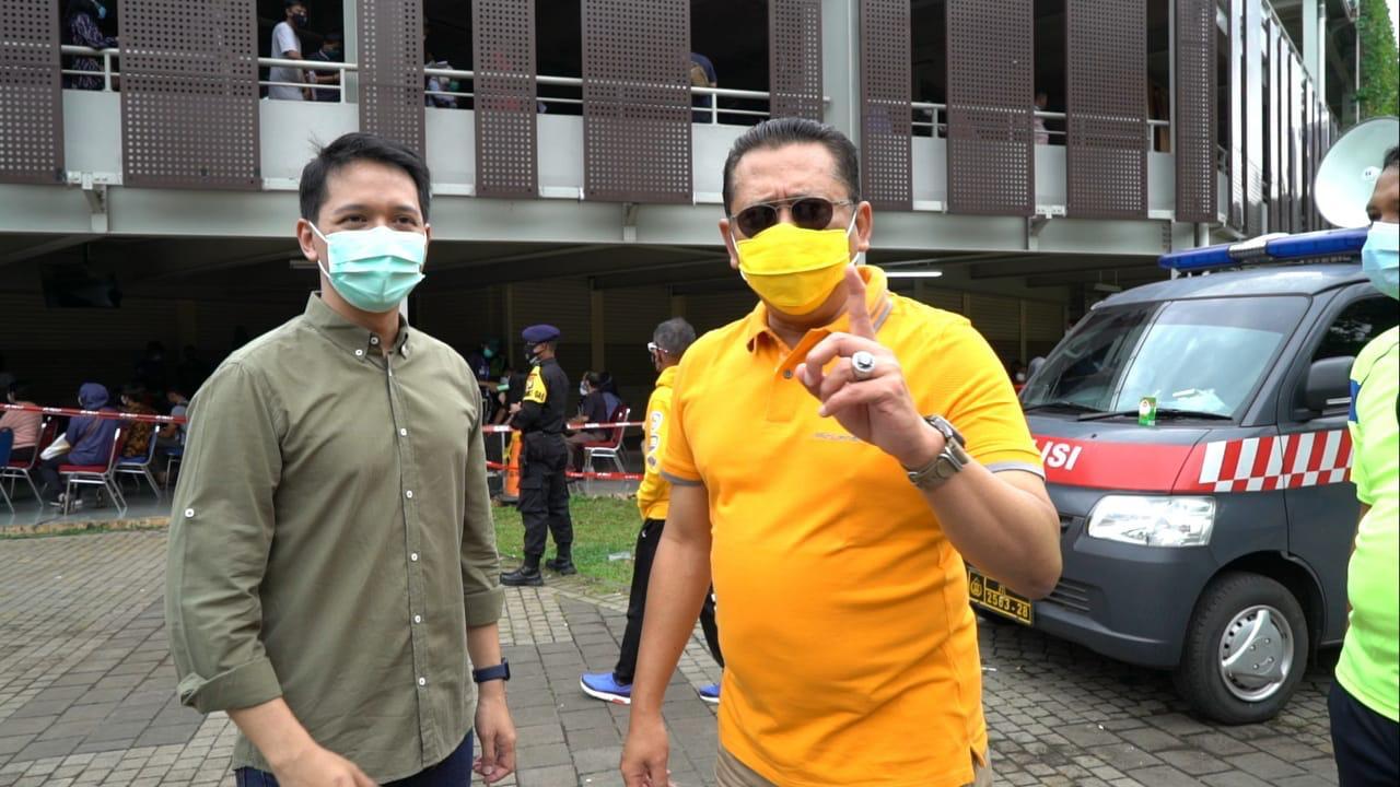 Tinjau Sentra Vaksinasi Covid-19 BUMN di Istora Senayan, Bamsoet Harap Vaksinasi Lansia Berjalan Maksimal