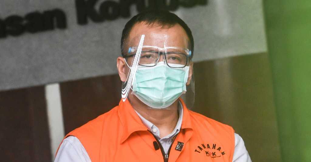 Edhy Prabowo Didakwa Terima Suap Rp25,75 Miliar dari Eksportir Benih Lobster