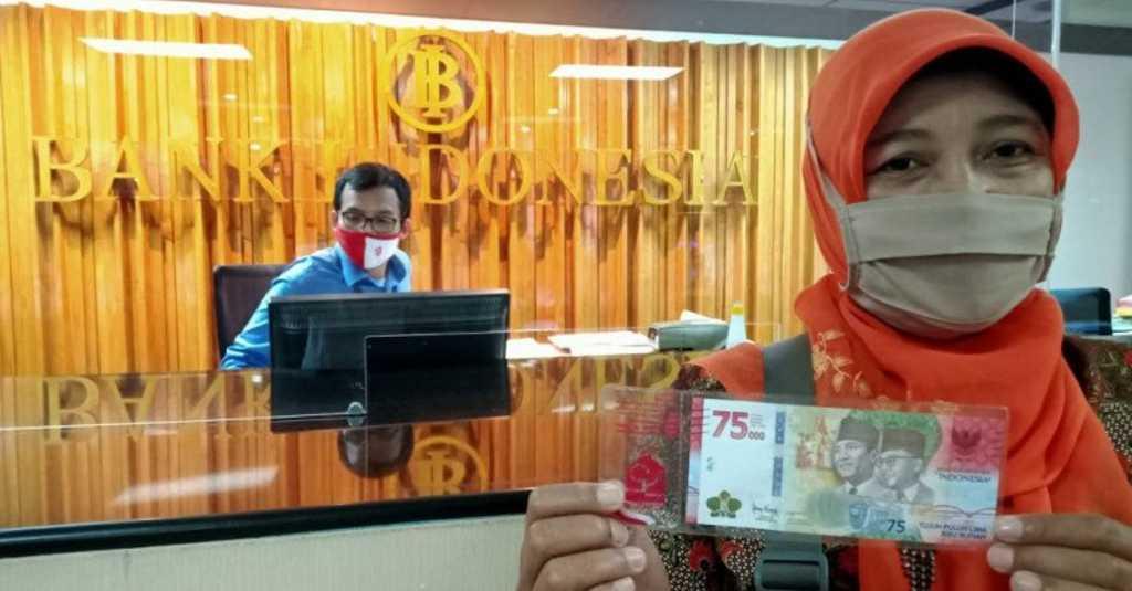 Masyarakat Bisa Tukar Uang Pecahan Rp75000 Edisi Khusus untuk Lebaran
