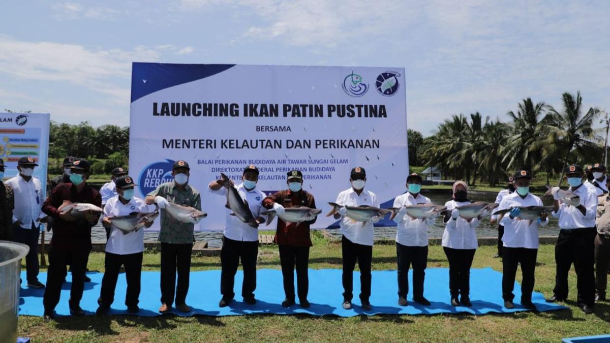 Menteri Trenggono Harapkan Jambi Punya Kampung-Kampung Perikanan Budidaya