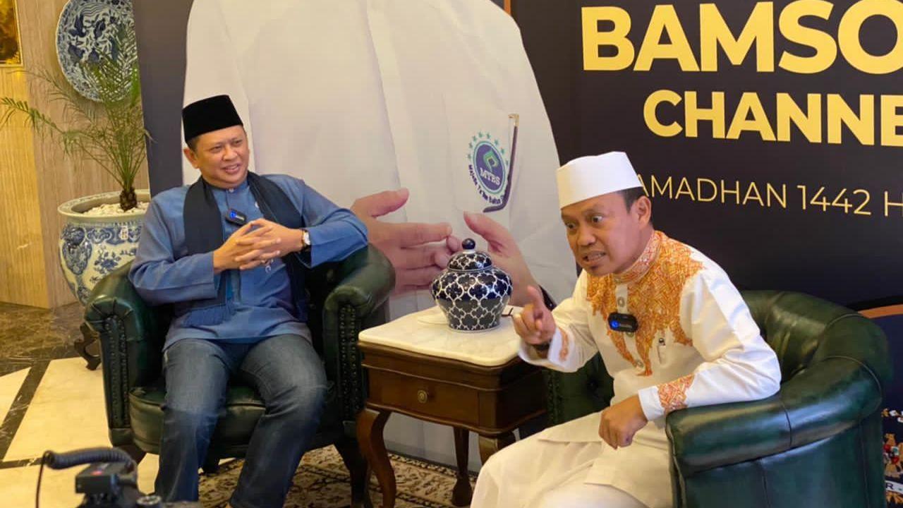 Ngobras Bareng Ustaz Das'ad Latif, Bamsoet Minta Masyarakat Patuhi Larangan Mudik