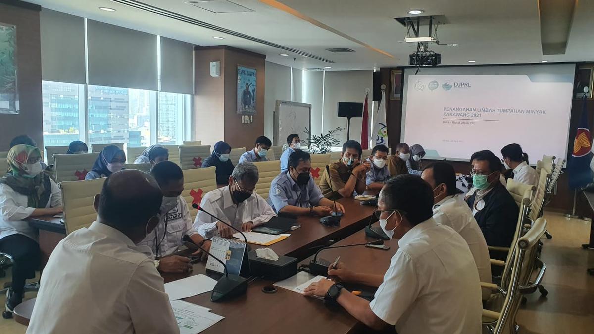 KKP Panggil Pertamina dan Pemda Bahas Penyelesaian Tumpahan Minyak di Karawang