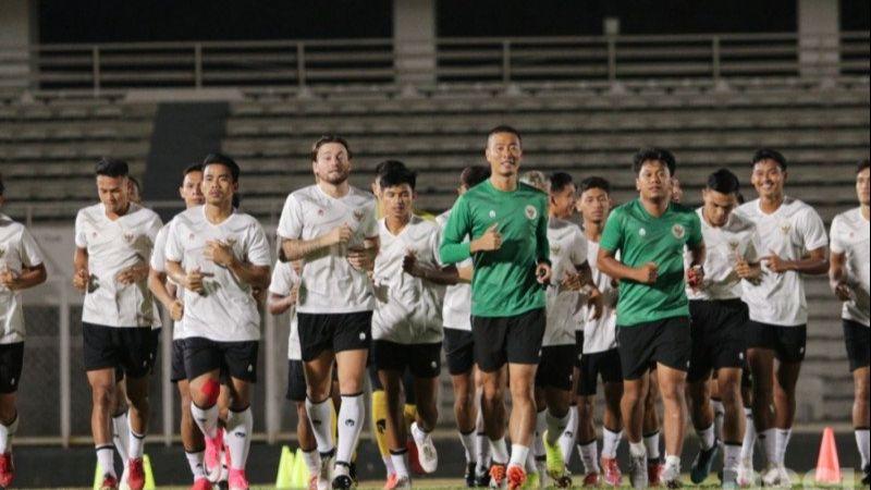 Timnas Indonesia Antusias Jalani Latihan Perdana