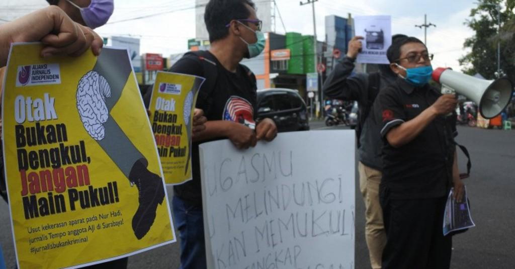 Pelaku Kekerasan Terhadap Jurnalis Paling Banyak oleh Polri