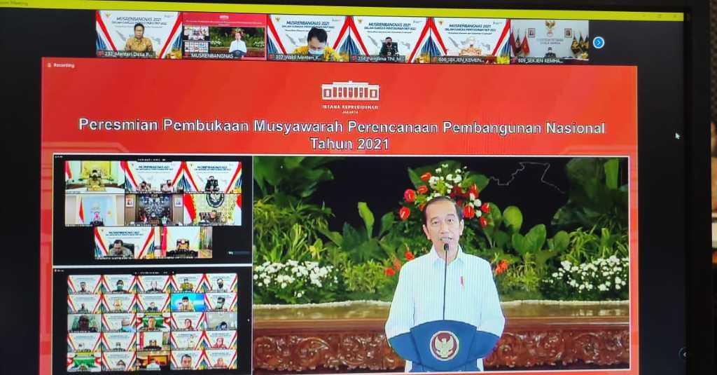 Gus Menteri Hadiri Pembukaan Musrenbangnas 2021