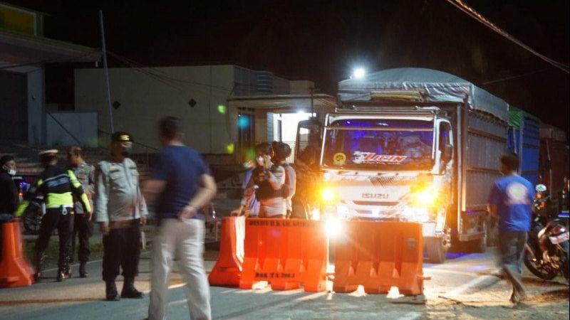 Hari Pertama Penyekatan Mudik, Ratusan Kendaraan Diizinkan Lintasi Gorontalo-Sulut