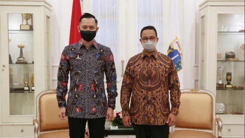 AHY Bertemu Anies di Balai Kota, Bicarakan Pilpres 2024 atau Tidak?