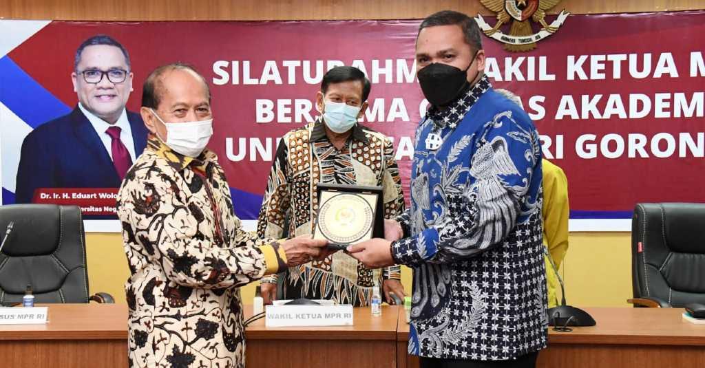 Silaturahmi di Universitas Negeri Gorontalo, Syarief Hasan : Semua Menginginkan Adanya Haluan Negara