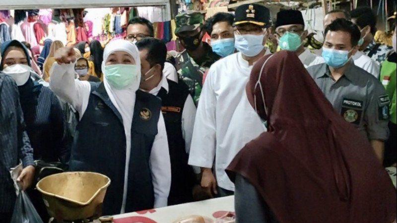 Harga Kebutuhan Pokok Stabil Jelang Lebaran, Khofifah Minta Emak-emak Tenang