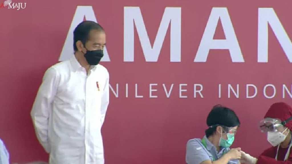 Vaksinasi Gotong Royong Dimulai, Jokowi Tinjau Langsung Pelaksanaan di Cikarang