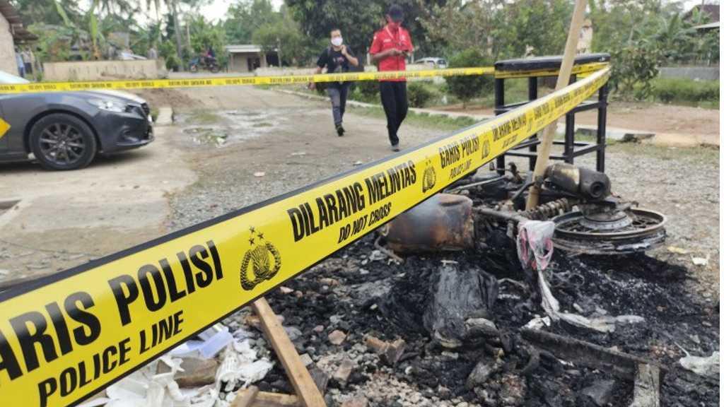 Polsek Candipuro Lampung Dibakar Massa, 8 Orang Provokator Ditangkap
