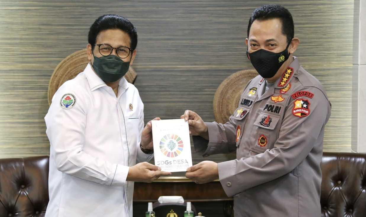 Temui Kapolri, Gus Menteri Ajak Polri Kawal Dana Desa