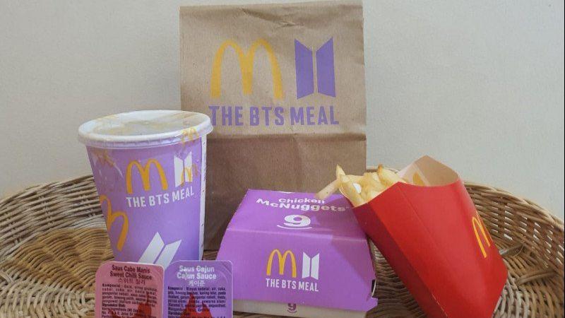 BTS Meals Diburu ARMY, Beberapa McDonald’s Terpaksa Tutup di Aplikasi Online