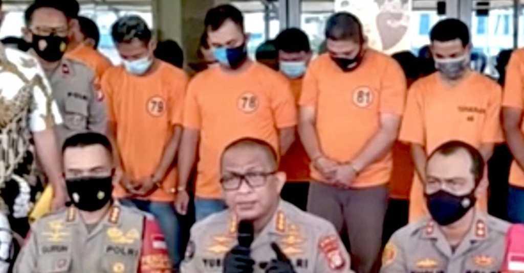49 Preman Tanjung Priok Diamankan Petugas Kepolisian