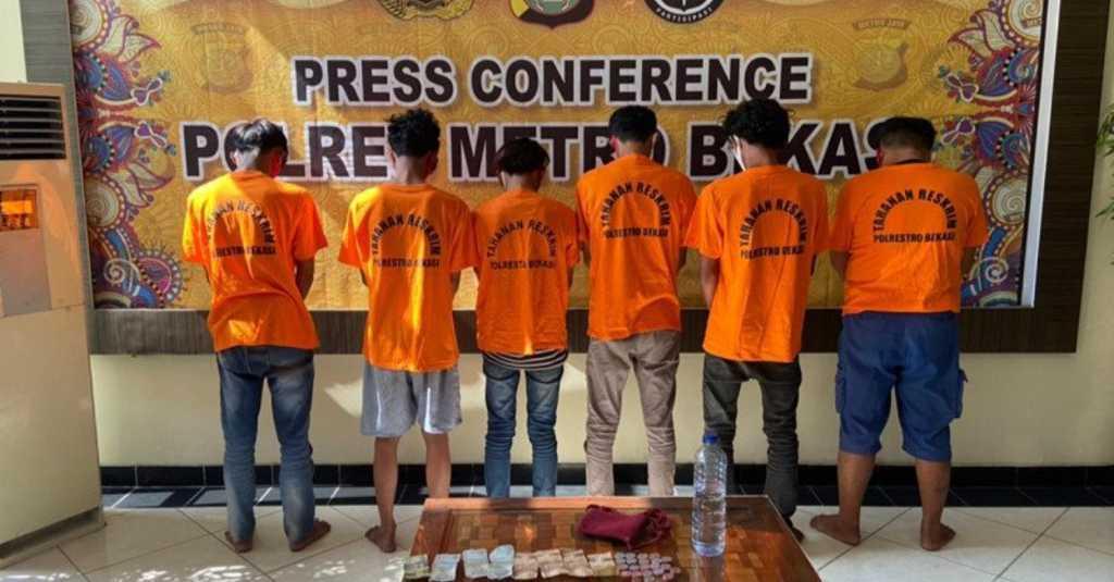 Tindak Lanjut Instruksi Presiden, Polisi Ringkus 6 Preman Pelaku Pungli di Kawasan Marunda