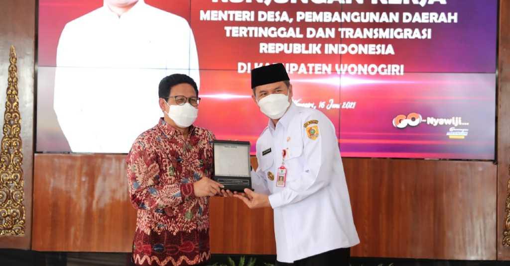 Bupati Wonogiri Apresiasi Pemikiran Visioner Mendes PDTT dalam Lahirnya SDGs Desa