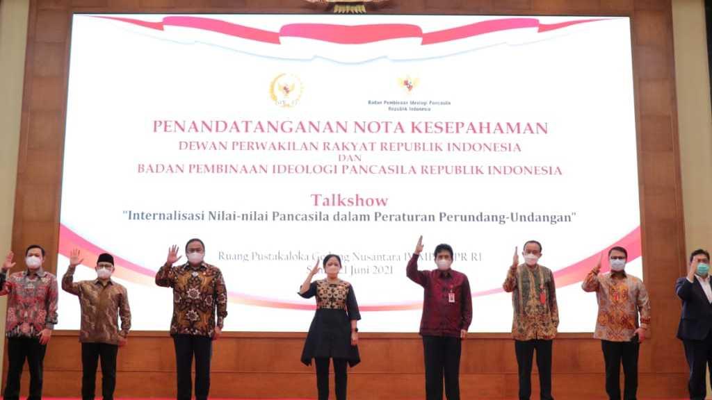 BPIP Teken MoU dengan DPR RI Terkait Aktualisasi Nilai-nilai Pancasila di Masyarakat