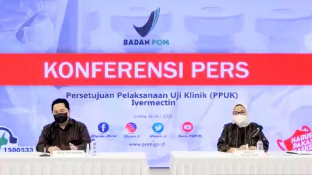 BPOM Akhirnya Setujui Uji Klinik Ivermectin untuk Pengobatan Pasien COVID-19