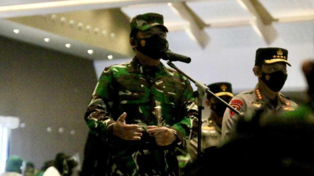 Panglima: TNI Siap Vaksinasi 10.000 Warga per Hari di JIEXpo Kemayoran
