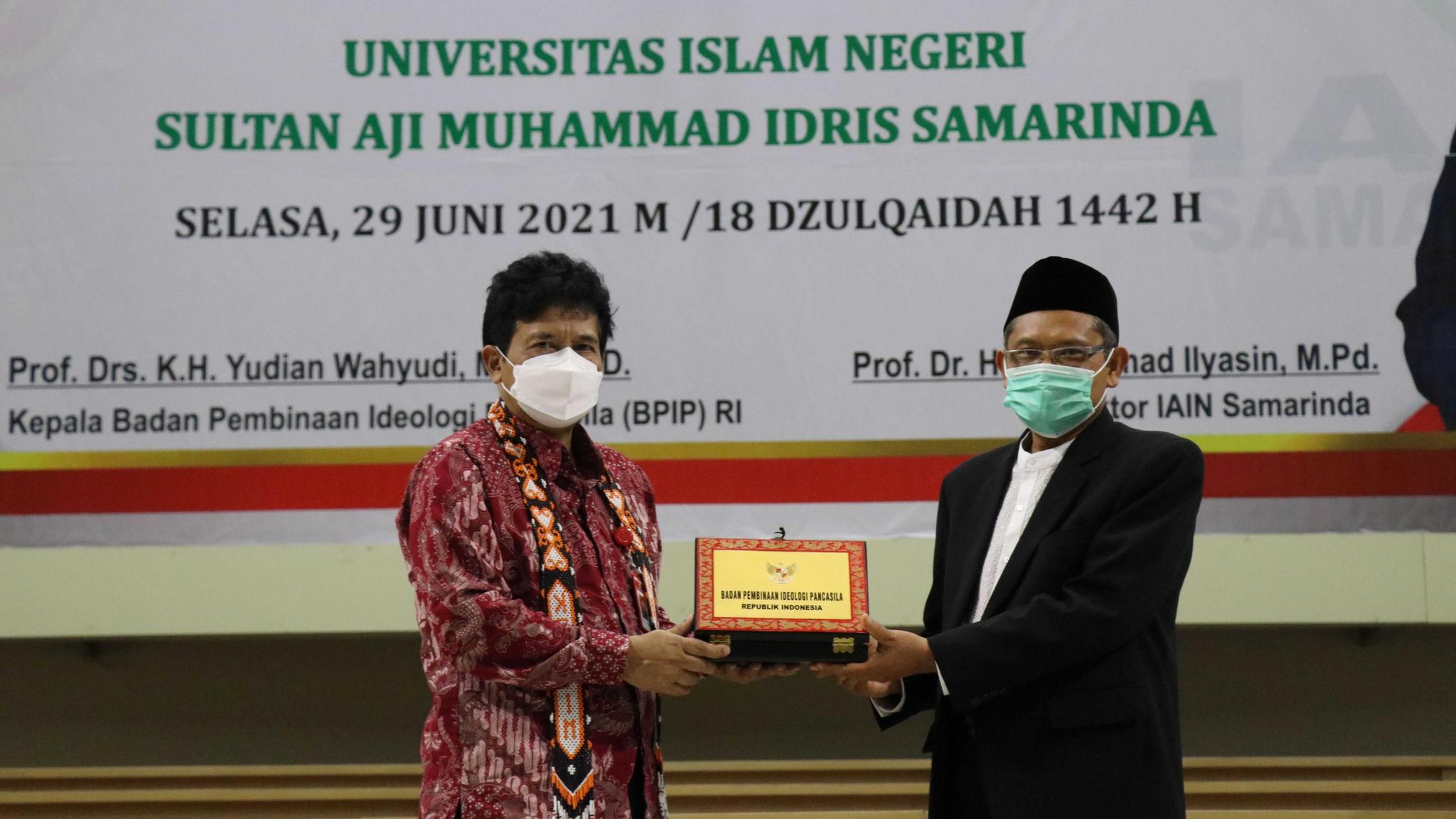 Kepala BPIP beri Kuliah Umum Pancasila Sivitas Akademika UINSI Samarinda
