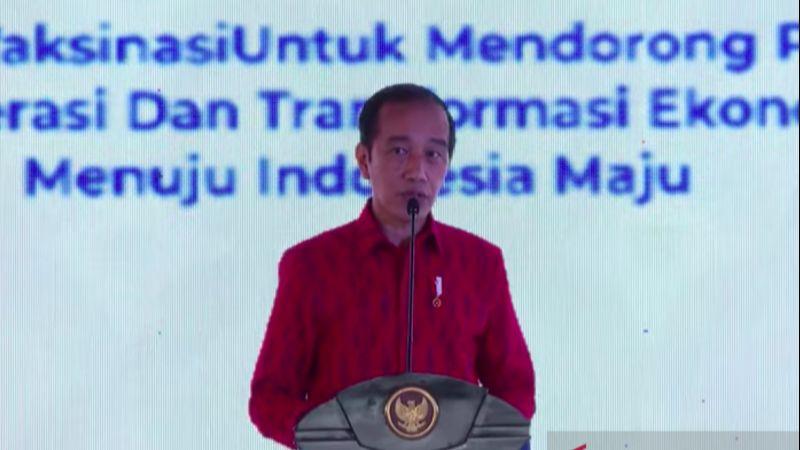 Jokowi Sebut Vaksinasi Indonesia Cukup Baik, Urutan 11 Vaksinasi COVID-19 dari 215 Negara