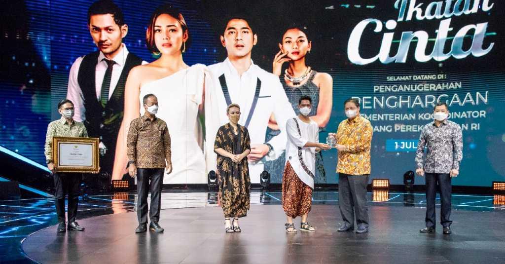 Airlangga Hartanto Berikan Penghargaan untuk Sinetron 'Ikatan Cinta'