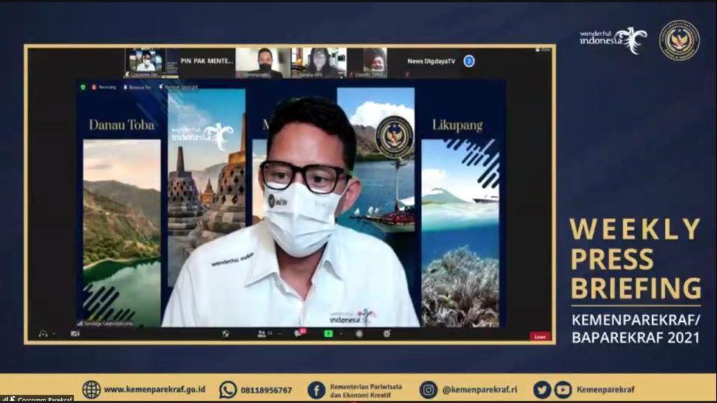 Menparekraf: Proses Pendistribusian Dana Hibah Pariwisata Akan Dipercepat