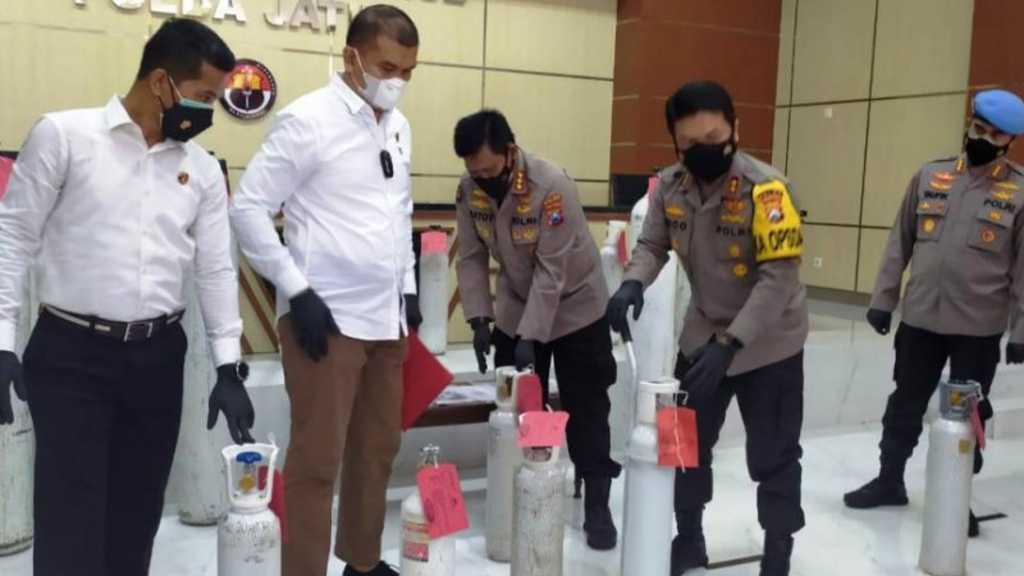 3 Orang Asal Sidoarjo Diciduk Usai Jual Tabung Oksigen Capai Rp1,35 Juta, Polisi Ungkap Identitasnya