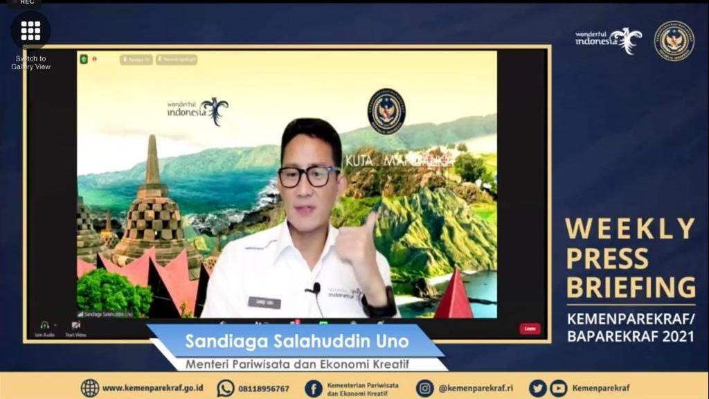 Menparekraf Berharap PPKM Darurat Mampu Tekan Penyebaran COVID-19 dan Pulihkan Parekraf