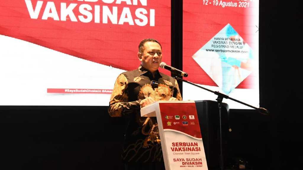 Buka 'Serbuan Vaksinasi' BAIS TNI, Bamsoet Ajak Masyarakat Ikuti Vaksinasi Covid-19