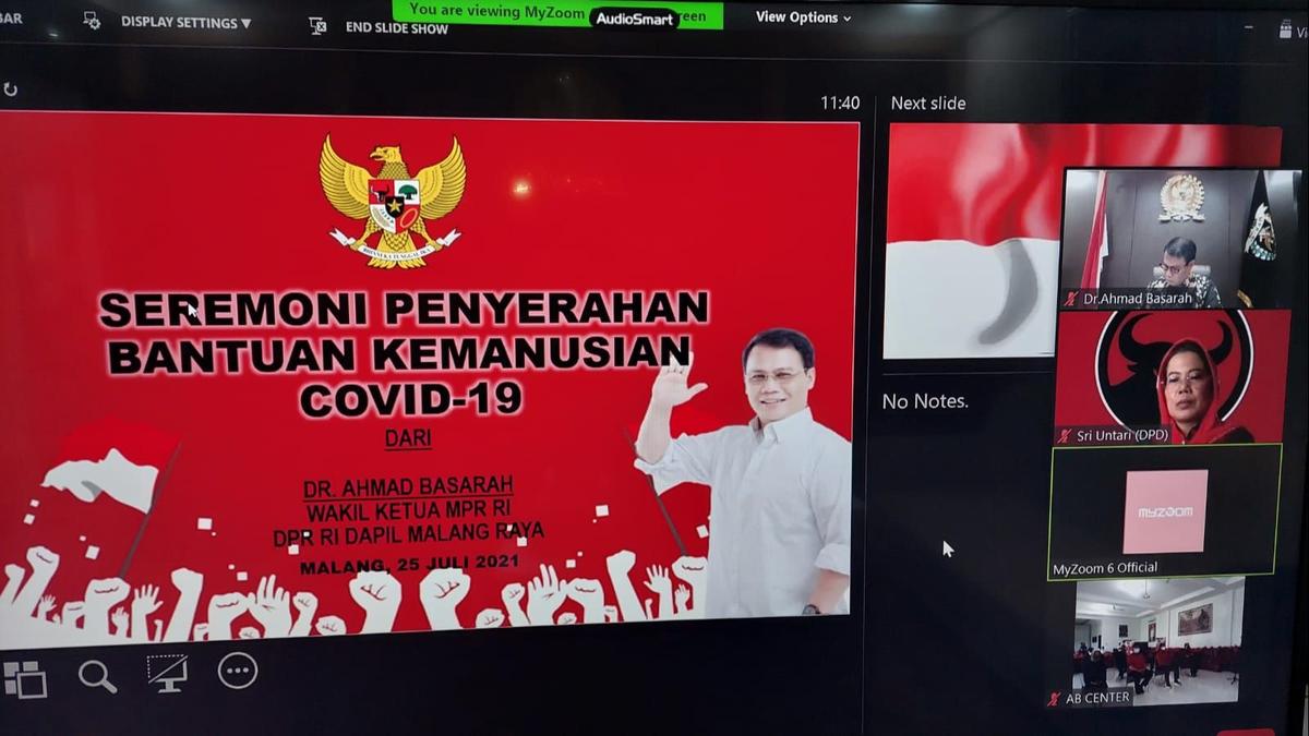 Ahmad Basarah Gotong Royong Bantu Masyarakat Terdampak Covid-19 di Malang Raya