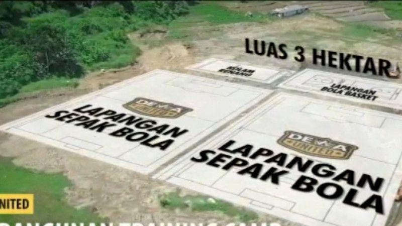 Dewa United Bangun Lapangan Latihan Berstandar Internasional di Bogor