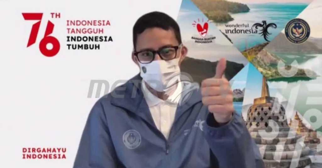 Pesan Menparekraf dalam Program Vaksin untuk Indonesia Spesial Hari Kemerdekaan