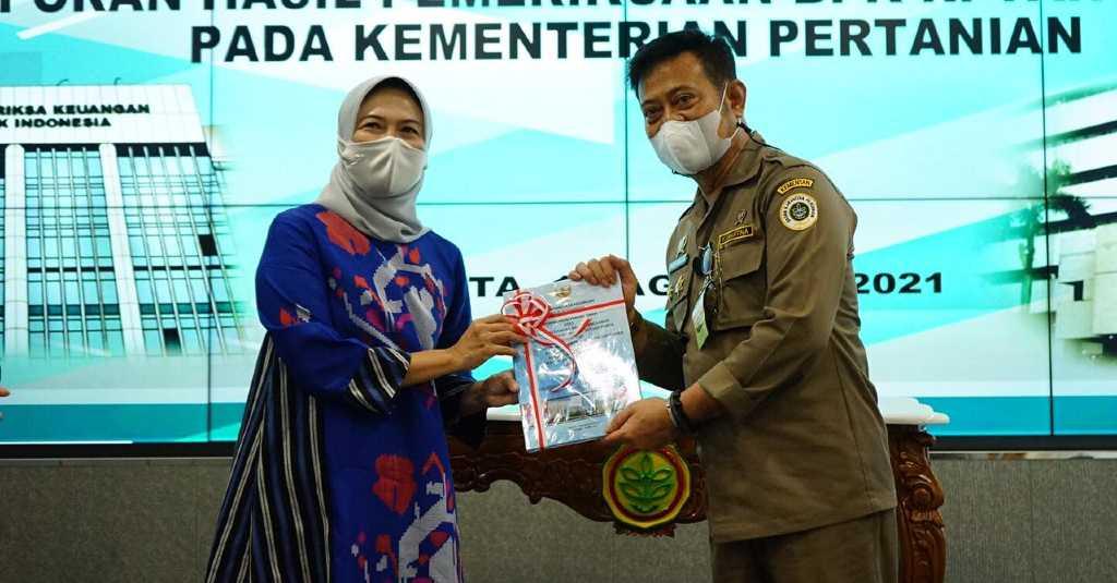 Mentan: Predikat WTP dari BPK Kado Terindah Hari Kemerdekaan RI