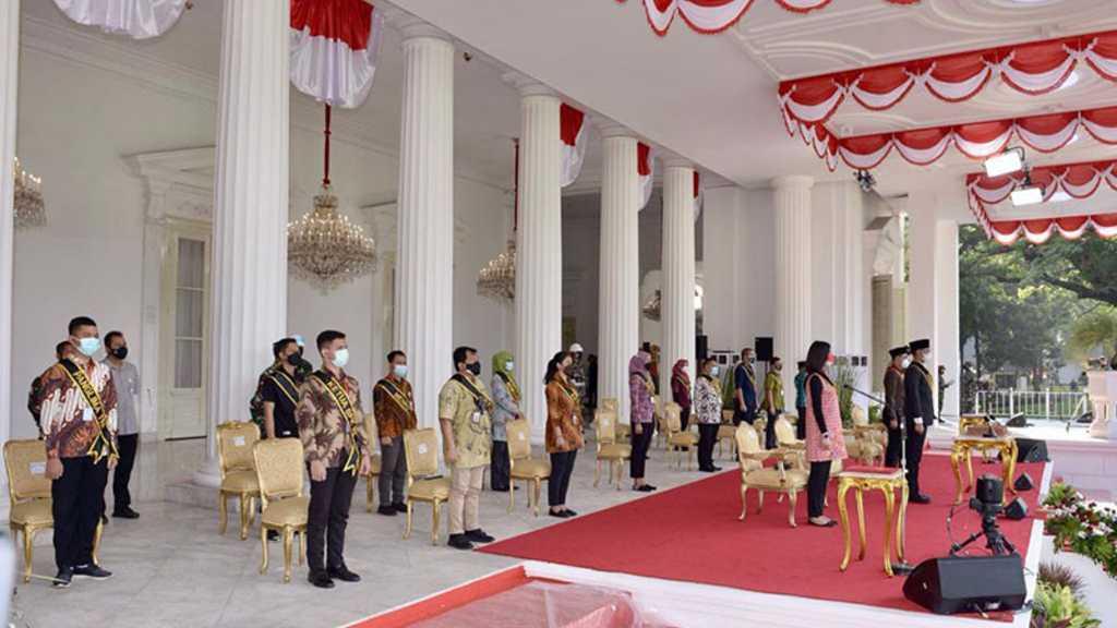 Polisi Tutup Jalan Sekitar Istana Merdeka saat Upacara HUT RI