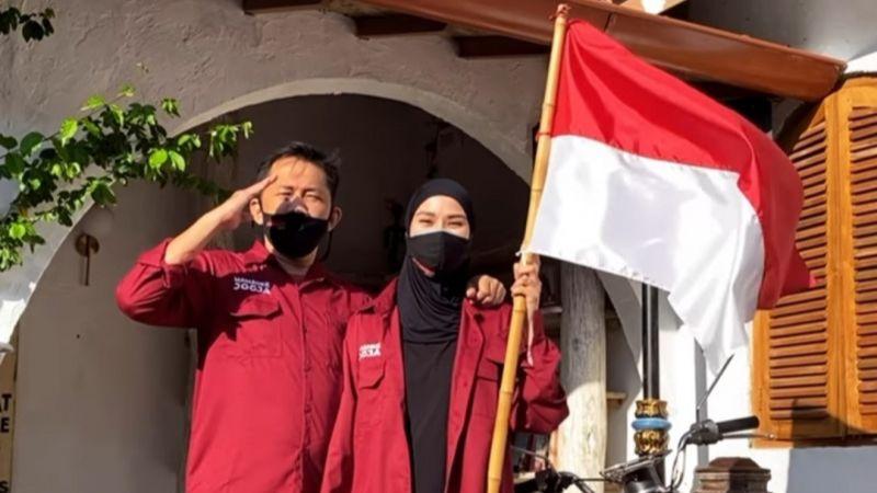 Serunya Perayaan 17 Agustus ala Keluarga Hanung & Zaskia