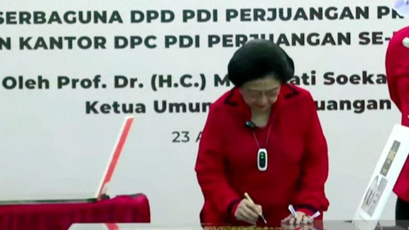 Resmikan 10 Kantor Baru PDIP, Megawati: Tidak Boleh Dijual, Bukan Milik Pribadi, tapi Milik Partai!