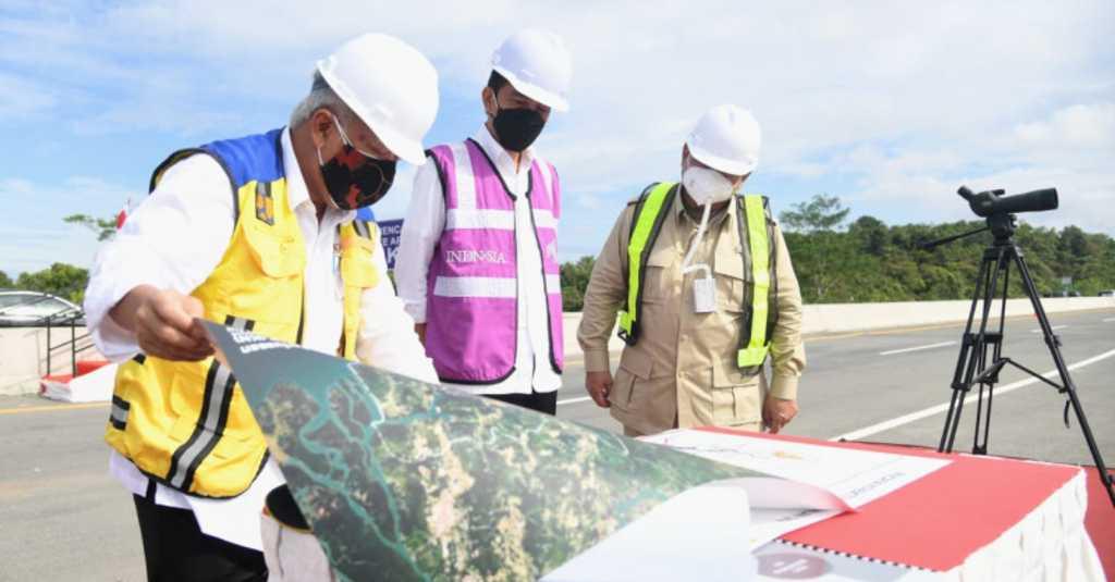Presiden Tinjau Titik Awal Jalan Akses ke Ibukota Baru Negara