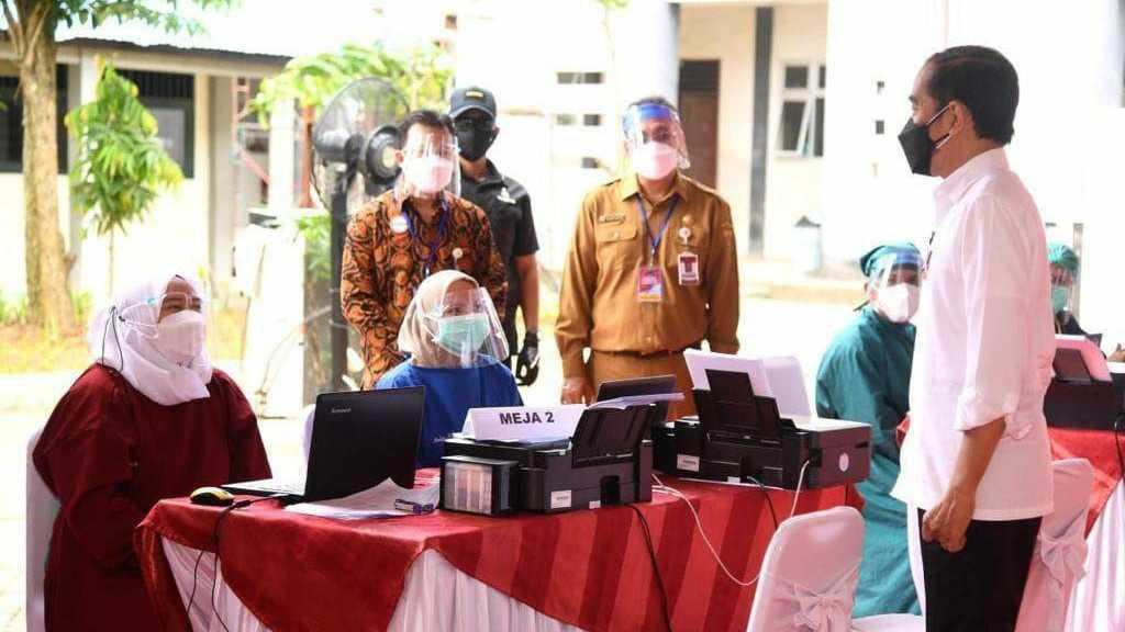 Presiden Tinjau Vaksinasi Pelajar di Samarinda, BPJS Kesehatan Pastikan Aplikasi P-Care Vaksinasi Berjalan