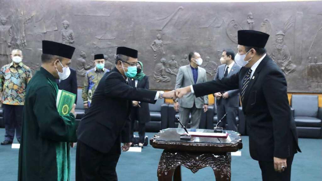 Pelantikan PAW Anggota MPR RI, Bamsoet Ajak Anggota Gencar Laksanakan Vaksinasi Ideologi