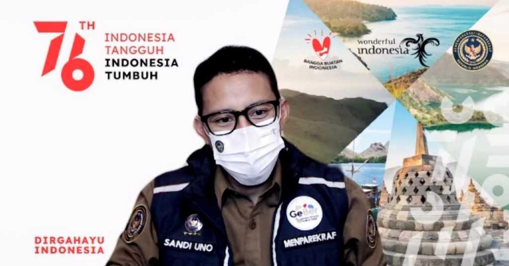 Menparekraf: Destinasi Wisata dan Sentra Ekraf Akan Sambut Wisatawan yang Tervaksinasi