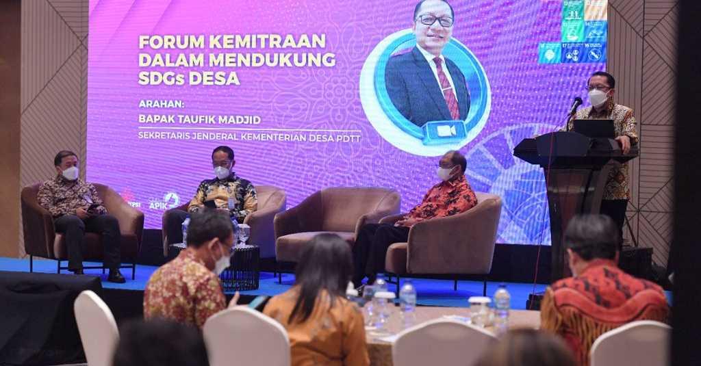 Sekjen Kemendes Ajak Para Mitra Dukung SDGs Desa