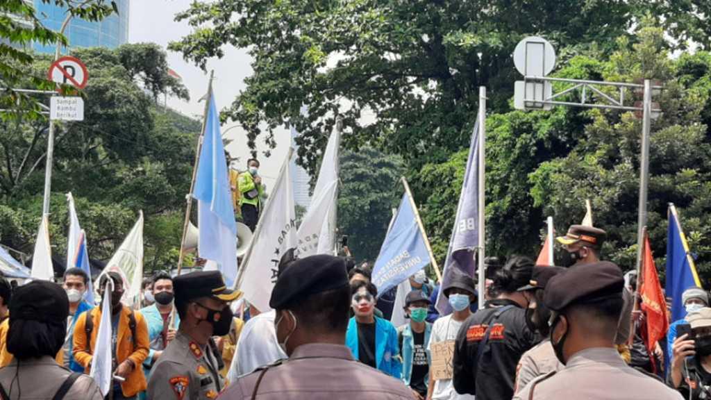 Polisi Siapkan Tes Antigen Bagi Demonstran BEM SI di KPK