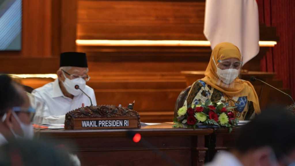 Wapres Sebut Anggaran Bukan Isu Utama Pemerintah dalam Selesaikan Kemiskinan Ekstrem di Jatim