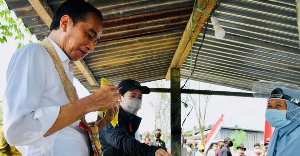 Saat Presiden Jokowi Ajak 'Nongkrong' Ketua DPR dan Menteri Pertanian di Pinggir Jalan Sambil Menikmati Jagung Rebus di Sorong