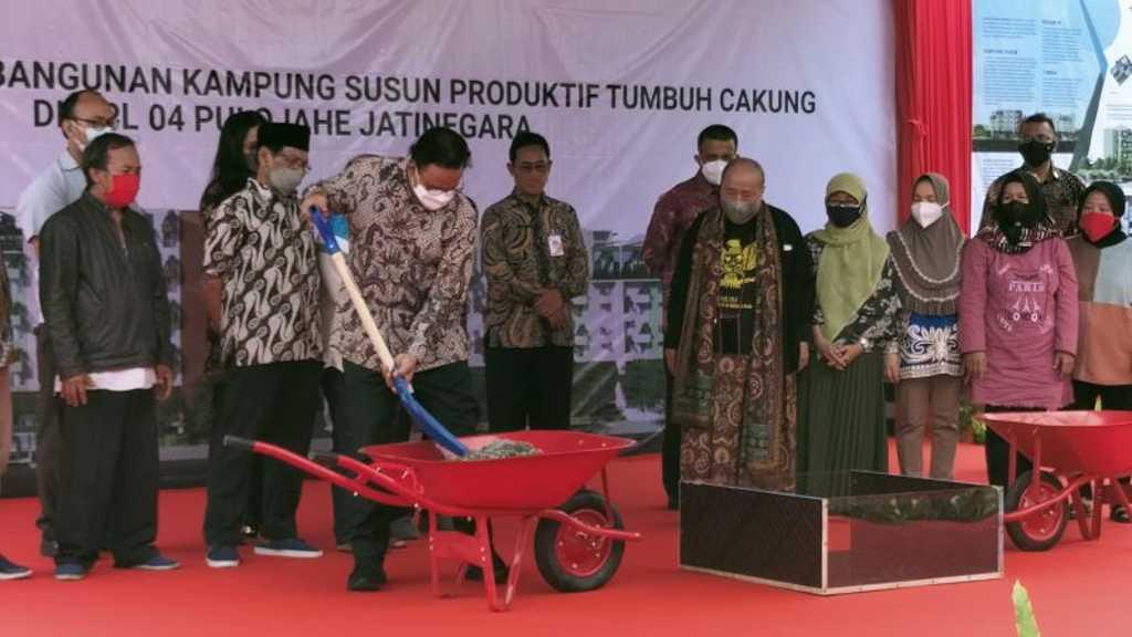 Anies Resmikan Pembangunan Kampung Cakung untuk Korban Penggusuran Bukit Duri