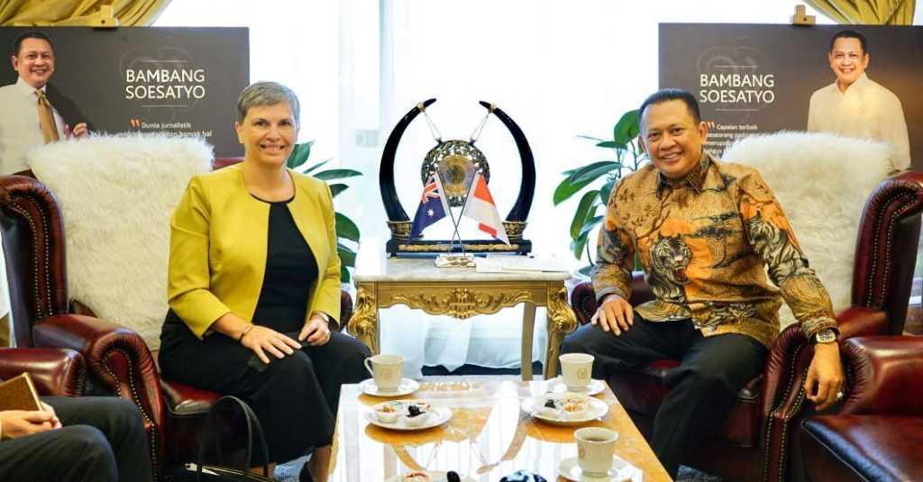 Terima Duta Besar Australia untuk Indonesia, Bamsoet Dorong Peningkatan Kerjasama Bilateral